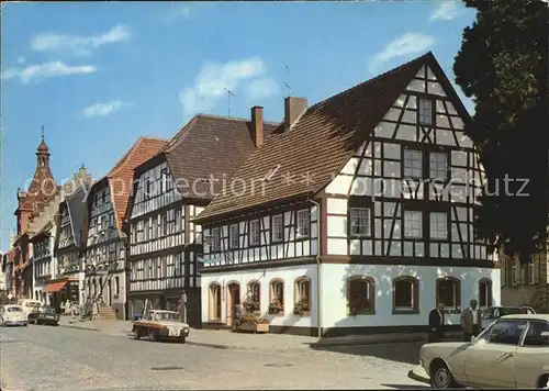 AK / Ansichtskarte Zell Harmersbach Cafe Alt Zell Fachwerkhaeuser Kat. Zell am Harmersbach