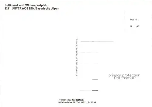 AK / Ansichtskarte Unterwoessen Trachten Fliegeraufnahme Kat. Unterwoessen