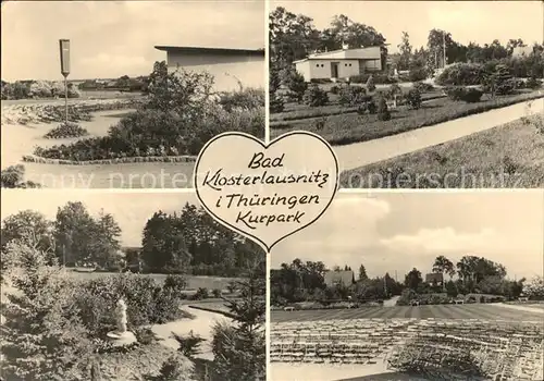 AK / Ansichtskarte Bad Klosterlausnitz Kurpark Kat. Bad Klosterlausnitz