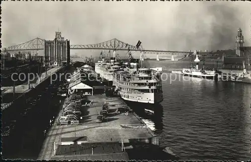 AK / Ansichtskarte Montreal Quebec Part of the harbour Port Kat. Montreal