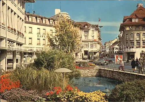 AK / Ansichtskarte Interlaken BE Postplatz Kat. Interlaken