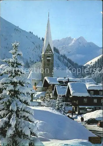 AK / Ansichtskarte Mittelberg Kleinwalsertal Teilansicht  Kat. Oesterreich