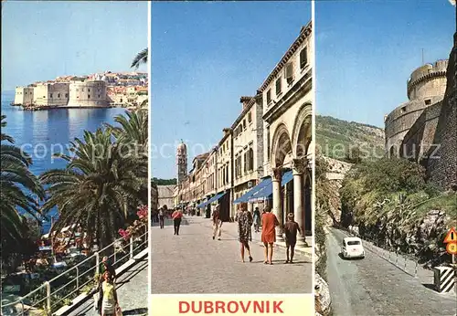 AK / Ansichtskarte Dubrovnik Ragusa Festung Altstadt Kat. Dubrovnik