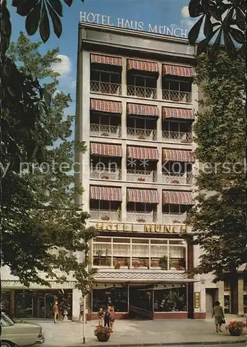 AK / Ansichtskarte Duesseldorf Hotel Haus Muench Kat. Duesseldorf