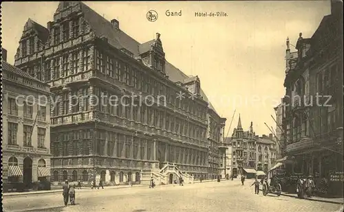 AK / Ansichtskarte Gand Belgien Hotel de Ville Kat. Gent Flandern