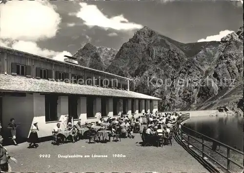 AK / Ansichtskarte Douglashuette Berghaus am Luenersee Sonnenterrasse Kat. Vandans Vorarlberg