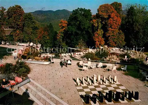 AK / Ansichtskarte Badenweiler Kurhaus Schachspiel Kat. Badenweiler