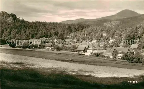 AK / Ansichtskarte Jonsdorf Kurort mit der Lausche Zittauer Gebirge Kat. Kurort Jonsdorf