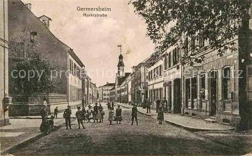 AK / Ansichtskarte Germersheim Marktstrasse Kat. Germersheim