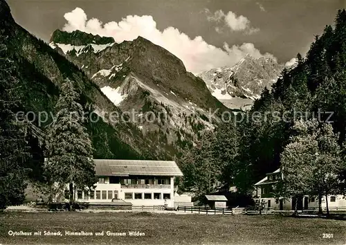 AK / Ansichtskarte Oberstdorf Oytalhaus mit Schneck Kat. Oberstdorf