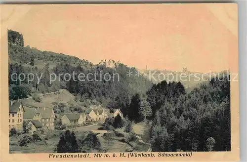 AK / Ansichtskarte Freudenstadt Panorama Hoehenluftkurort Schwarzwald Kat. Freudenstadt