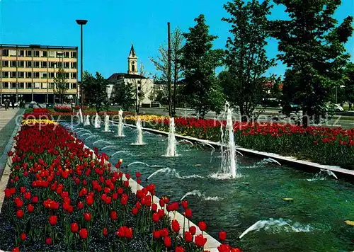 AK / Ansichtskarte Karlsruhe Baden Wasserspiele