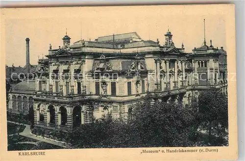 AK / Ansichtskarte Karlsruhe Baden Museum Handelskammer