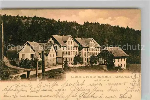 AK / Ansichtskarte Freudenstadt Gasthof Pension Ruhestein Kat. Freudenstadt