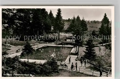 AK / Ansichtskarte Baiersbronn Schwarzwald Kniebis Freischwimmbad Kat. Baiersbronn