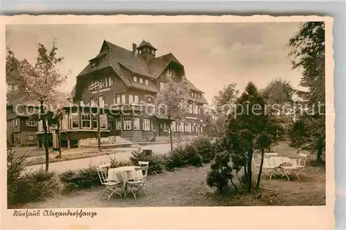 AK / Ansichtskarte Kniebis Freudenstadt Kurhaus Alexanderschanze Kat. Freudenstadt