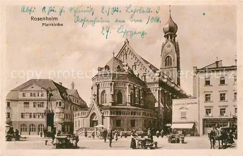 AK / Ansichtskarte Rosenheim Bayern Pfarrkirche Kat. Rosenheim