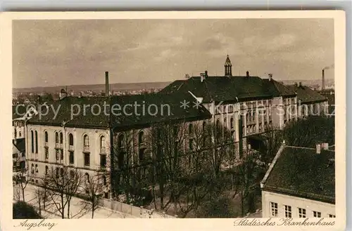 AK / Ansichtskarte Augsburg Staedtisches Krankenhaus Kat. Augsburg