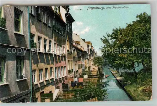 AK / Ansichtskarte Augsburg Stadtgraben Kat. Augsburg