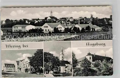 AK / Ansichtskarte Augsburg Pfarrkirche Marktplatz Schloss Kat. Augsburg