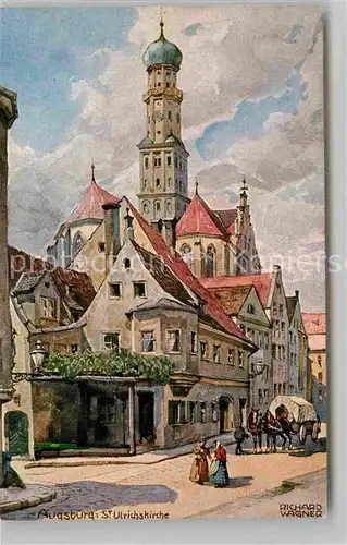 AK / Ansichtskarte Augsburg Sankt Ulrichskirche  Kat. Augsburg