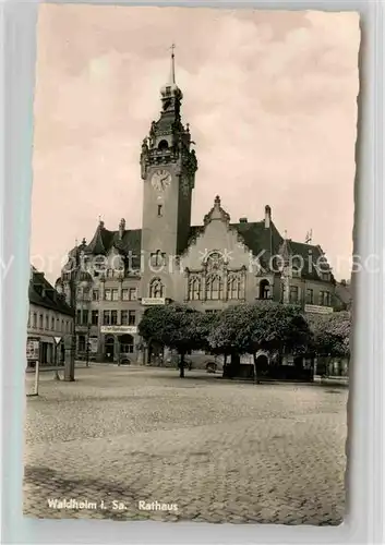 AK / Ansichtskarte Waldheim Sachsen Rathaus Kat. Waldheim Sachsen