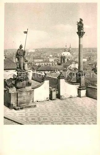 AK / Ansichtskarte Prag Prahy Prague Panorama vom Hradschin Prager Burg Kat. Praha