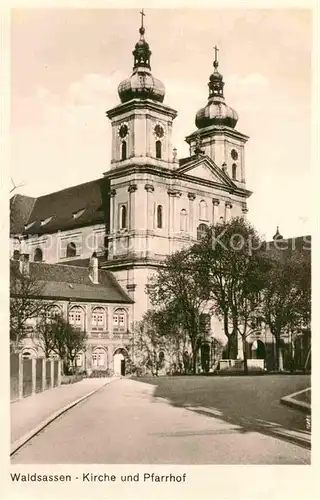 AK / Ansichtskarte Waldsassen Kirche Pfarrhof Kat. Waldsassen