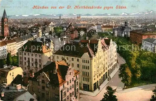 AK / Ansichtskarte Muenchen Blick von der Sankt Matthaeuskirche  Kat. Muenchen