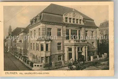 AK / Ansichtskarte Erlangen Universitaets Bibliothek Kat. Erlangen