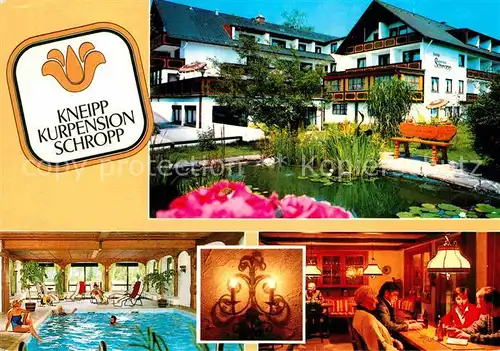 AK / Ansichtskarte Bad Woerishofen Kneipp Kurpension Schropp Hallenbad Bar Kat. Bad Woerishofen