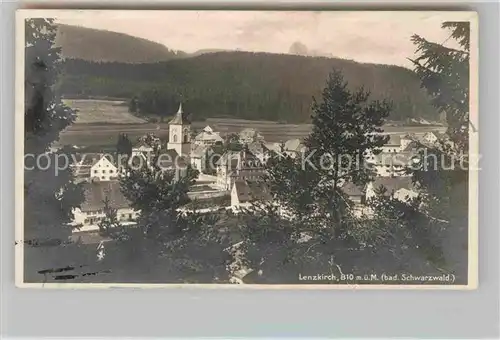 AK / Ansichtskarte Lenzkirch Teilansicht Kat. Lenzkirch