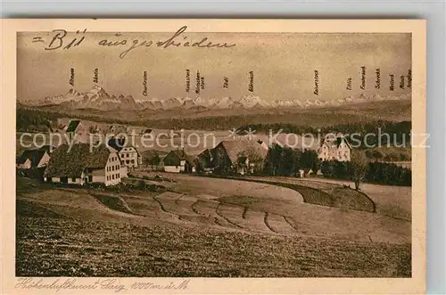 AK / Ansichtskarte Saig Schwarzwald Gasthof zum Ochsen Kat. Lenzkirch