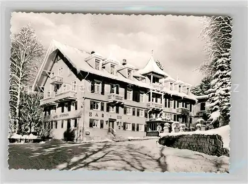 AK / Ansichtskarte Schluchsee Hotel Stoll Sternen Kat. Schluchsee