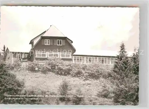 AK / Ansichtskarte Todtnauberg Erholungsheim Tannenhof Kat. Todtnau