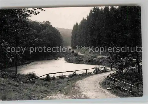 AK / Ansichtskarte Weserbergland Reihertal Teich