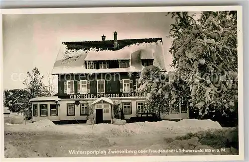 AK / Ansichtskarte Zwieselberg Freudenstadt Gasthof Pension Auerhahn Kat. Freudenstadt