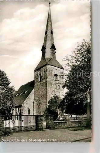 AK / Ansichtskarte Springe Deister St. Andreas Kirche Kat. Springe