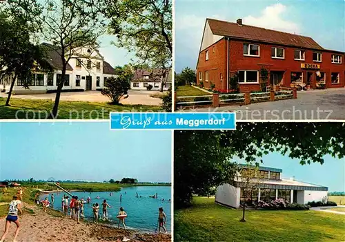 AK / Ansichtskarte Meggerdorf Badestrand Lebensmittelmarkt  Kat. Meggerdorf