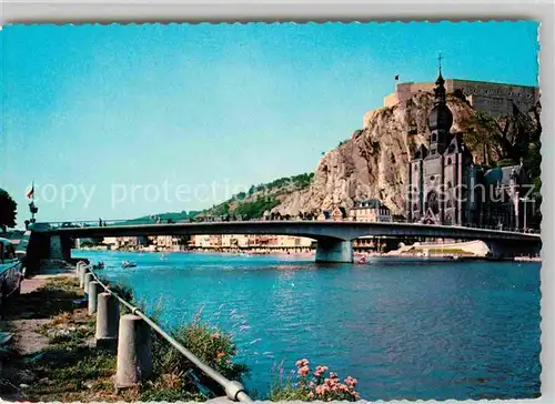 AK / Ansichtskarte Dinant Wallonie Pont Eglise Notre Dame Citadelle Kat. Dinant