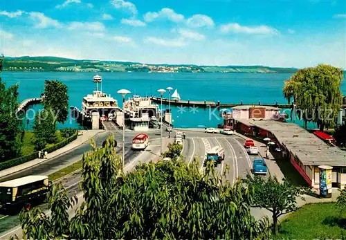 AK / Ansichtskarte Konstanz Bodensee Autofaehre Konstanz Meersburg Kat. Konstanz