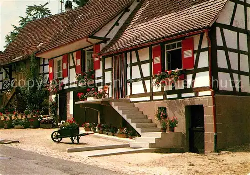 AK / Ansichtskarte Lembach Bas Rhin Elsass Maison alsacienne Rue de Pfaffenbronn Fachwerkhaeuser Kat. Lembach