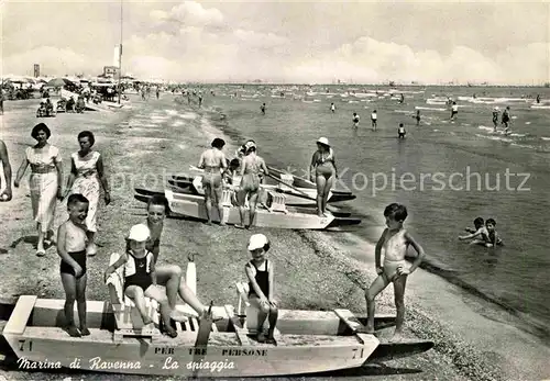 AK / Ansichtskarte Marina di Ravenna La spiaggia Strand Kat. Italien