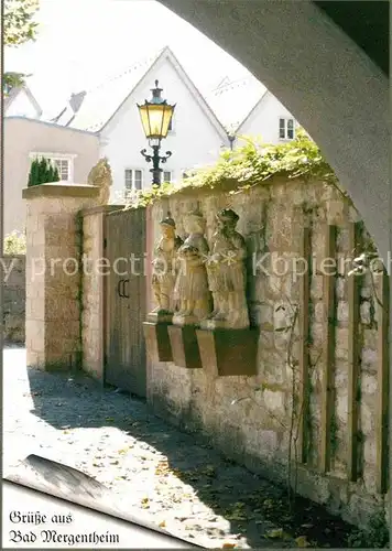 AK / Ansichtskarte Bad Mergentheim Eingang Johanniterhof Figuren Kat. Bad Mergentheim