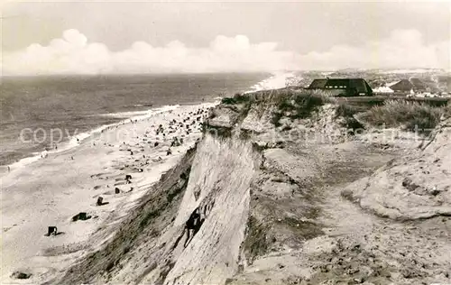 AK / Ansichtskarte Kampen Sylt Steilkueste Strand Kat. Kampen (Sylt)