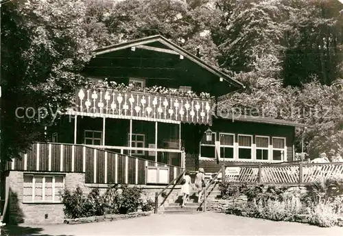 AK / Ansichtskarte Wernigerode Harz Restaurant Christianental Kat. Wernigerode