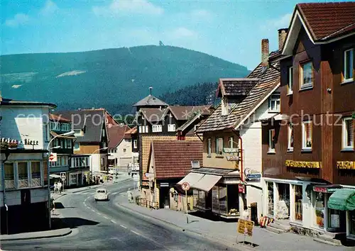 AK / Ansichtskarte Braunlage Bahnhofstrasse Wurmberg Springschanze Kat. Braunlage Harz