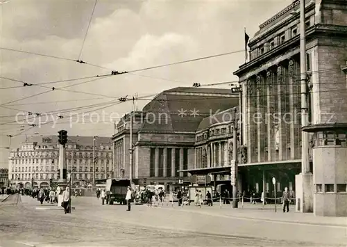 AK / Ansichtskarte Leipzig Hauptbahnhof Messestadt Kat. Leipzig