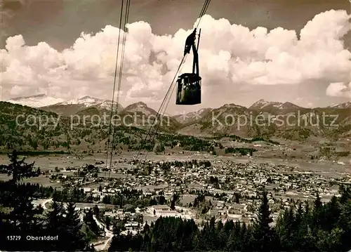 AK / Ansichtskarte Seilbahn Nebelhorn Oberstdorf  Kat. Bahnen