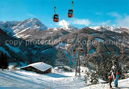 AK / Ansichtskarte Seilbahn Glarnerboden Flachauwinkel Salzburger Land  Kat. Bahnen